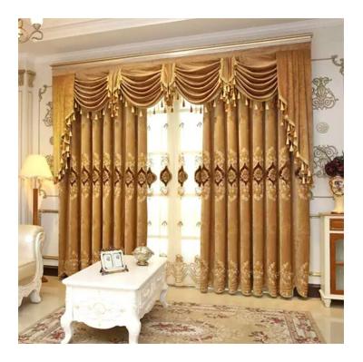 China Blackout Hotel Designs Living Room Bedroom Blackout Fabric Embossed Window Curtain for sale