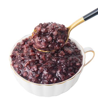 China Bubble Tea Additives Canned Black Rice Sweet Purple Rice Block for sale