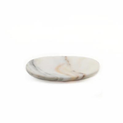 China Modern Light Luxury Natural Marble Wash Basin Soap Dish Soap Dish Jewelry Storage Dish for sale