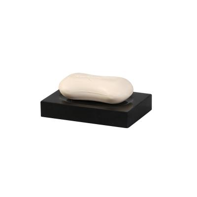 China Sustainable Natural marble upscale hotel bathroom creative soap dish stone home craft gifts for sale