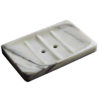 China Modern Nordic modern simple light luxury natural marble soap box hotel soap dish soap dish for sale