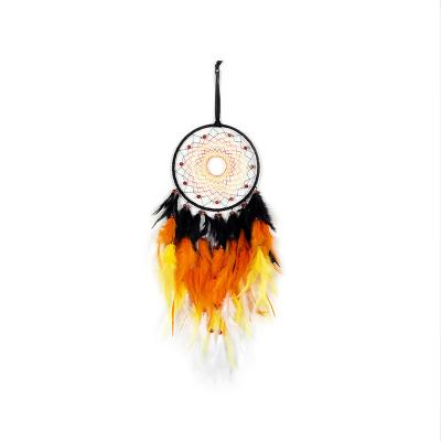 China Wholesale Minimalist Decoration Handmade Traditional Wind Chimes Hanging White Dreamcatcher for sale