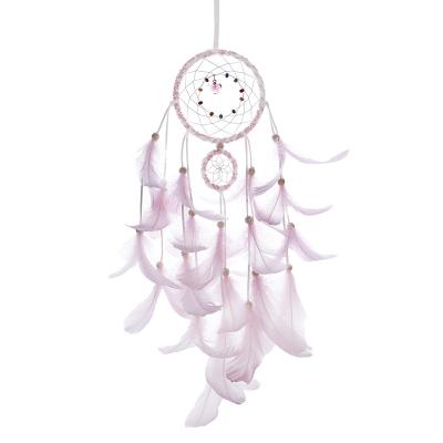 China Hot sale feather wall hanging minimalist feather decoration dream catcher for home decoration dreamcatcher for sale