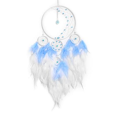 China Minimalist New Products Feather Dreamcatcher 20cm Dreamcatcher Pendant Hanging Wall Hanging For Festival Dreamcatcher for sale