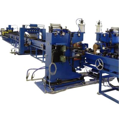 China Transformer Oil Tank Fan Making Transformer Radiator Production Line ISO9001 CE 10 Years Warranty Radiator Machine Production for sale