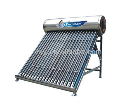 China Hotel Solar Water Heater Parts Thermostat Non Pressurized Solar Water Heater System for sale