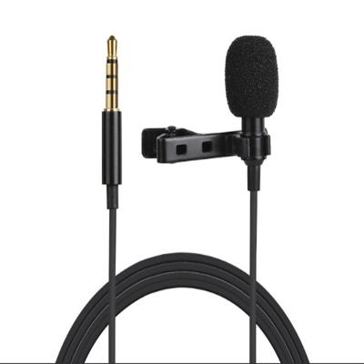 China Interview Light Lapel Camera Slr Microphone Clip Neck Capacitive Recording Capacitive Microphone Neckline Microphone Wired Microphone for sale