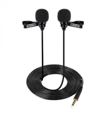 China Wholesale Lightweight Mini Singing Recording Microphone Small Lavalier Condenser Microphone Hot Selling Moving Lapel MIC for sale