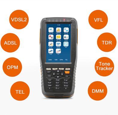 China TM-600 VDSL2 VDSL Tester Support Profile 35B (ADSL/VDSL2/OPM/VFL/TDR Tone Tracker Function, All-in-One Unit) TM-600 for sale