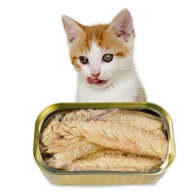 China Viable Multiple Flavor Options Caned Staple Cat Food Pet Food Manufacturer Canned Wet for sale