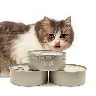 China Sustainable Cat Food Wet And Canned Package With Customized Logo And China Manufacturer Ingredients for sale