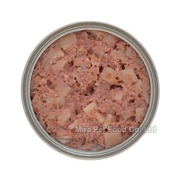 China Customizedc Viable Tin Can Wet Dog Food From China Factory With Ingredient Beef, Tuna, Salmon, Brest Chicken for sale