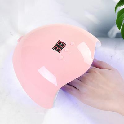 China Smart Nail Art Beauty Nail Art Uv Nail Dryer Curing Polish Gel Dryer 4 Timers 48w Led Nail Lamp Gel Dryer UV Light for sale