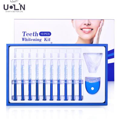 China Outstanding Whitening Effect 10Pcs Teeth Whitening Gel Carbamide Peroxide Gel Teeth Whitener Tooth Syringe 3ml Dental Gel Wholesale for sale