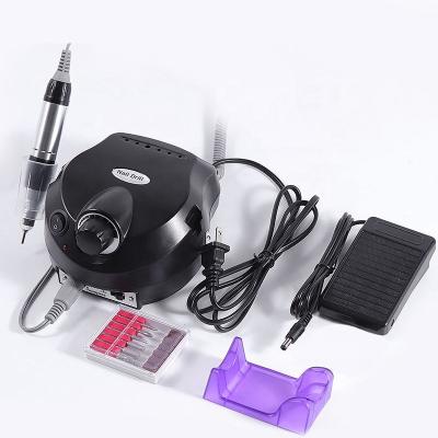 China High Quality Wholesale Electric Stainless Steel Manicure Pedicure Nail Polisher 35000 RPM Nail Drill Machine Salon Equipment for sale