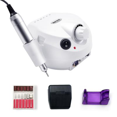 China Wholesale Best Quality Stainless Steel Mini White Nail Drill Electric Nail Polish Machine Tool for sale