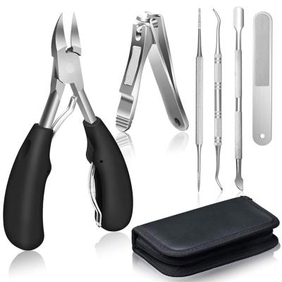 China Toenail Clippers For Big Nail Thick Nail Clippers For Toenail Set Stainless Thick Ingrown Toenail Pedicure Toenail Clippers Kits Clippers For Thick Nails for sale