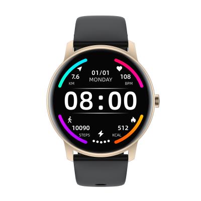 China Wifi KW77 1.28 Inch Around Screen Sport Activity Fitness Tracker Blood Pressure Monitor Health Smart Watch for sale