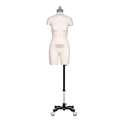 China Female Mannequin European Size Dress Sewing Form With Leg For Tailor Dummy Sewing Mannequin for sale