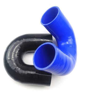 China High Temperature Resistance Silicone Hose Flexible Rubber Hose Customized Universal Flexible Black Rubber Straight Elbow Silicone Hose for sale