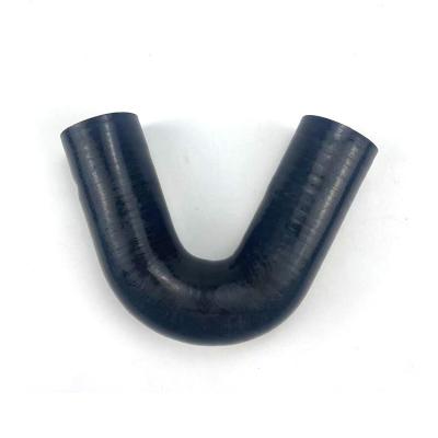 China Automotive Heat Resistant Flexible 180 Degree Elbow Reducer Silicone Hose for sale