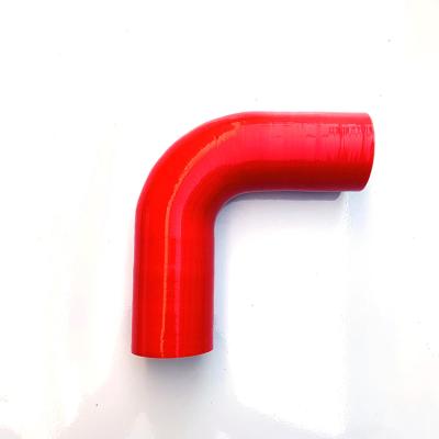 China Custom 90 Degree Bend Automotive Flexible Radiator High Performance Silicone Hose Rubber Elbow for sale