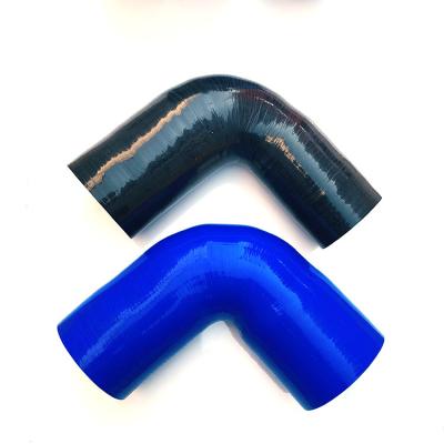 China General Motors Truck Automotive Intercooler Cooling Turbo Radiator 45 90 135 180 Degree Silicone Elbow Hose for sale