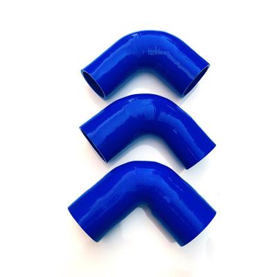 China High Temperature Resistance Factory Sells High Quality Auto Parts 90 Degree Elbow Reducer Silicone Hose Fiber Reinforced Tube for sale