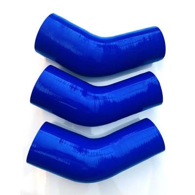 China High Performance Automotive Customized Radiator Silicone Flexible Hose Bending Rubber Elbow 45 Degree for sale