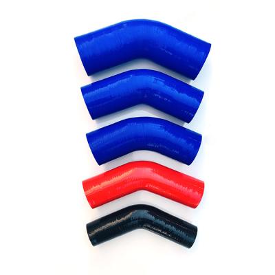 China High Quality 3 Inch Automotive 45 Degree Elbow Silicone Hose Fitting For Car for sale