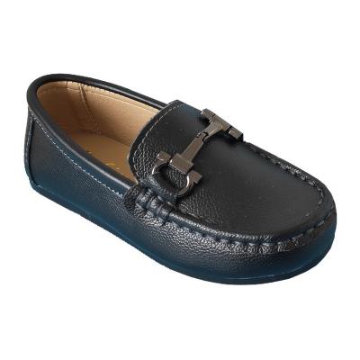 China Wholesale Anti-slippery Moccasin Loafers Girls Boys Kids Children Slip On Leather Shoes for sale