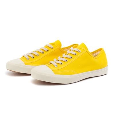 China Fashion Trend Vulcanized Shoes Refine Yellow Canvas Shoes Fashion Comfortable Breathable Flat Durable Sneakers for sale