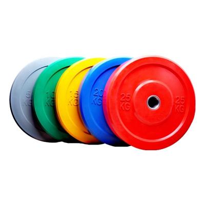 China Factory Universal Weight Barbell Plate Rubber For Gym Fitness Gym Weight Plate Bumper Plates for sale