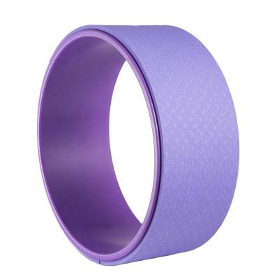 China Universal Customized Tape Material Colorful Balance Training Yoga Wheel for sale