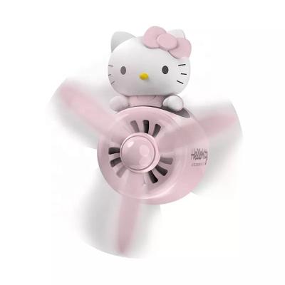 China Y2K Car Air Freshener Bear with Pilot Aromatherapy Rotating Propeller Air Tablets for Car Accessories Auto Interior Diffuser for sale