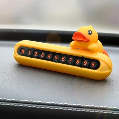 China Cute/Cartoon Cars Touch Cell Phone Number Interior Accessories Decoration Dashboard Move Car Accessories Ornaments for sale