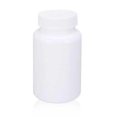 China Factory Direct Medicine Round Matte White Empty Pill Biodegradable Medicine Bottle With Crown Cap Bottle For Pill for sale