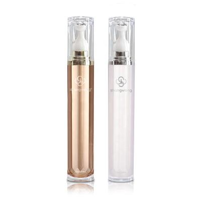 China Cosmetic In Roll 20ml Luxury Eye Cream Applicator Roll On Essence Oil Plastic Airless Bottle For Skin Care Packaging for sale