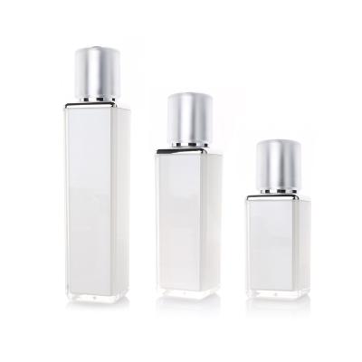 China Luxury Empty Plastic Acrylic Cosmetic Packaging Bottle Hand Body Face Oil Cream Lotion Storage Container Cosmetic Facial Liquid Cream Lotion 30ml 80ml 120ml Oil Storage Bottle for sale