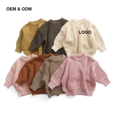 China 2022 Autumn New Anti-Shrink Winter Style Bat Sleeves Boat Neck Cape Toddler Girl Sweater Kids Poncho Cotton Cute Baby Girls Sweaters for sale