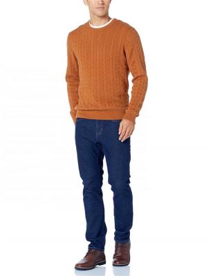 China Wholesale Men's Plain Sweater Anti-wrinkle Knit Crew Neck Cotton Sweaters for sale