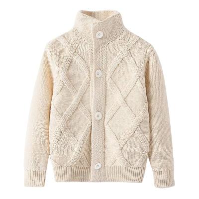 China Anti-wrinkle China Manufacturer Custom Turtleneck Boys Cardigan Kids Knitted Sweaters for sale