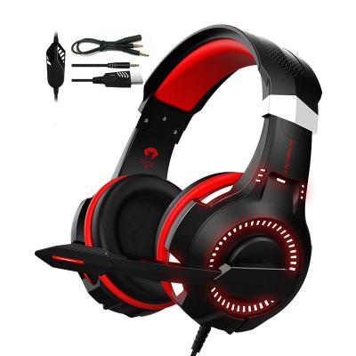 China Wholesale Headband Headphones Headset Best With RGB Light AudIfonos Gamer Cable Headband Game PS4 Headphone Price Headphon Professionally for sale