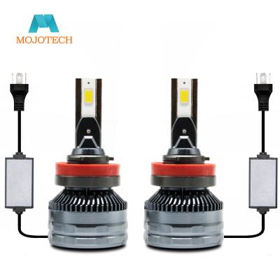 China High Power 23000 Watt H7 9006 9005 H3 t8 Car Diecast Aluminum Housing 110 Lumens Led Headlights for sale