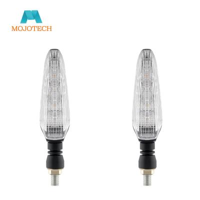 China 12V Dirt Bike fz8 z900 ltz 400 mt 07 M014 Motorcycle LED Turn Signal Light Lamp Motocross Blinker Blinker Indicators for sale