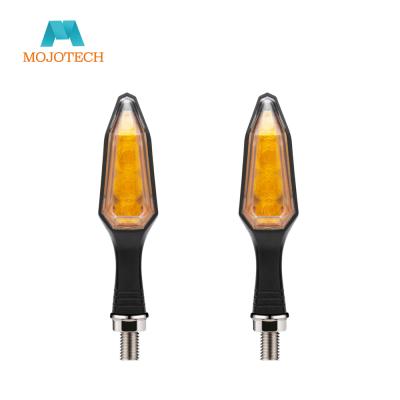 China LED Motorcycle Turn Signal Light Signal Light Hard Rubber Water Flow Sequential Indicator Moto Led Turn Signal Light for sale