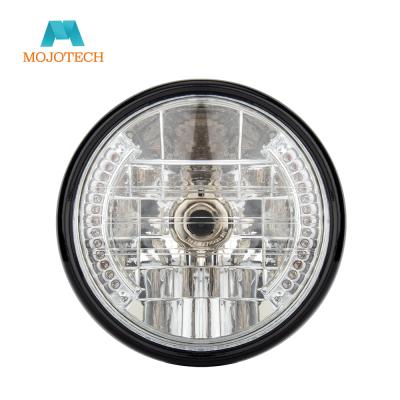 China Round Headlights Classic Motorcycle Headlight For HONDA CB125 GL 150 CB 125 GL 150 Motorcycle Headlight 7.5