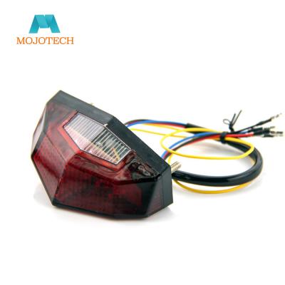 China Universal Motorbike Dirt Bike ATV Turn Signals KC250 Motorcycle Light DC 12V 12LED Brake Stop Tail Light DRL Indicators for sale