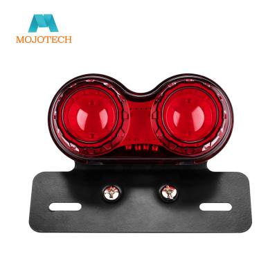 China Motorcycle Tail Light Led Retro Universal Metal 12V Turn Signal Brake Light Motorbike Tail Light Retro For Motorbike KC667 Accessory for sale