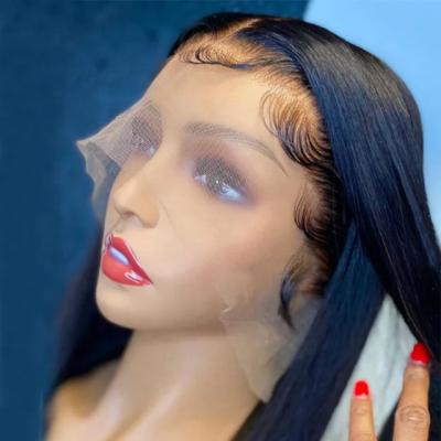 China Straight 2022 30 40 Hot Selling Virgin Hair 12A Inch 13*4 HD Lace Front Wig Brazilian Human Hair 13*6 Lace Frontal Wig For Black Women for sale